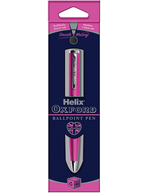 Oxford Ballpoint Pen (Black Ink) - Pink
